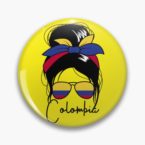 Artikelvorschau, Colombia Messy Bun Woman Colombian Women's Colombia Gear entworfen und verkauft von DynamicDesign.