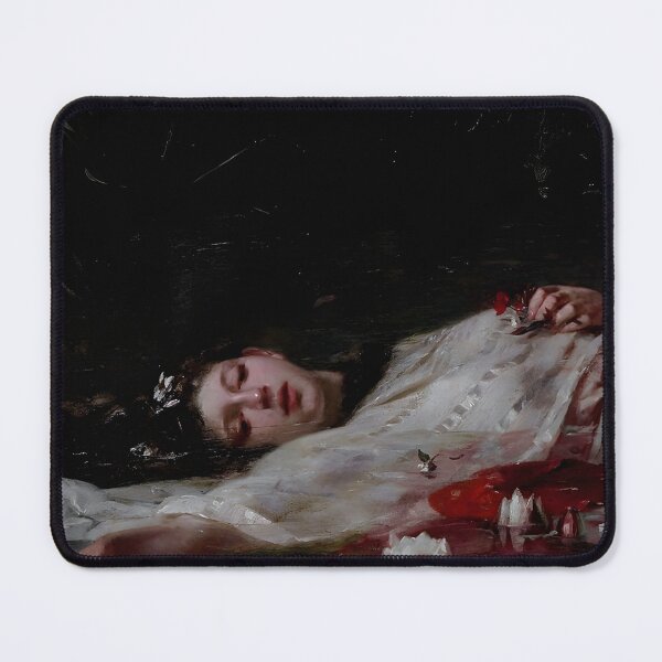 Item preview, Ophelia (detail) - Friedrich Heyser  designed and sold by darkgothicart.