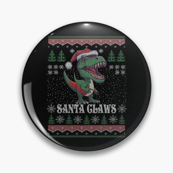 Item preview, Santa Claws Kids Ugly Christmas Sweater Dinosaur Christmas Gear designed and sold by DynamicDesign.