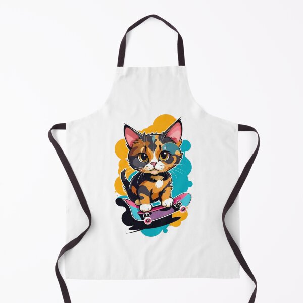 Item preview, Cute cat tortie skateboard designed and sold by KorArtStudio.