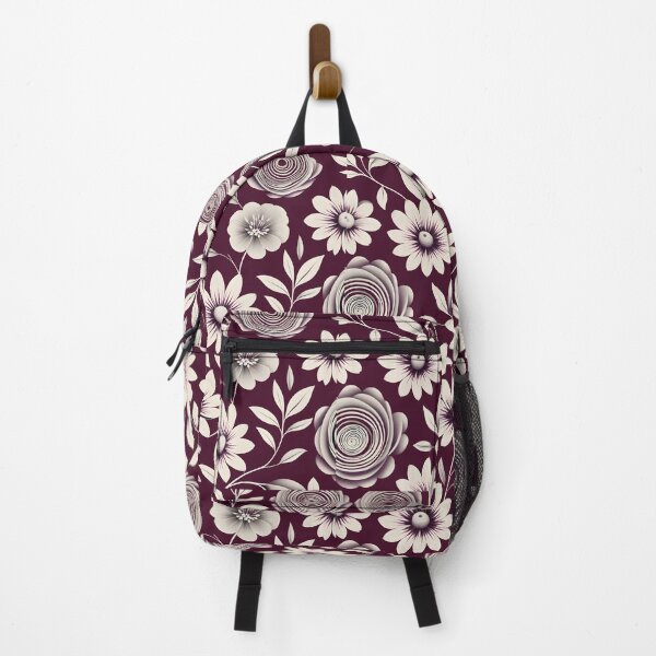Item preview, Mid Century Modern Botanical Flower Pattern  Berry designed and sold by Prints and Lifestyle.