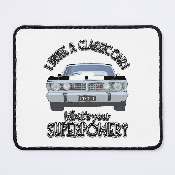 Item preview, Falcon GT Black - I DRIVE A CLASSIC CAR, whats your SuperPower? designed and sold by Michael van der Hoorn.