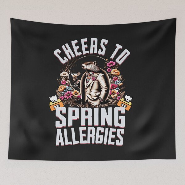 Item preview, Groundhog Announces Spring Funny Groundhog Day Graphic designed and sold by woormle.