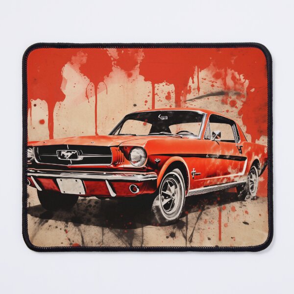 Item preview, 1965 Mustang Classic Car Stencil Art Print designed and sold by StefNomadLife.