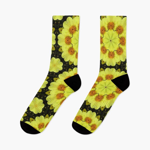 Item preview, Yellow Dahlia Flower Kaleidoscope designed and sold by KeksWorkroom.