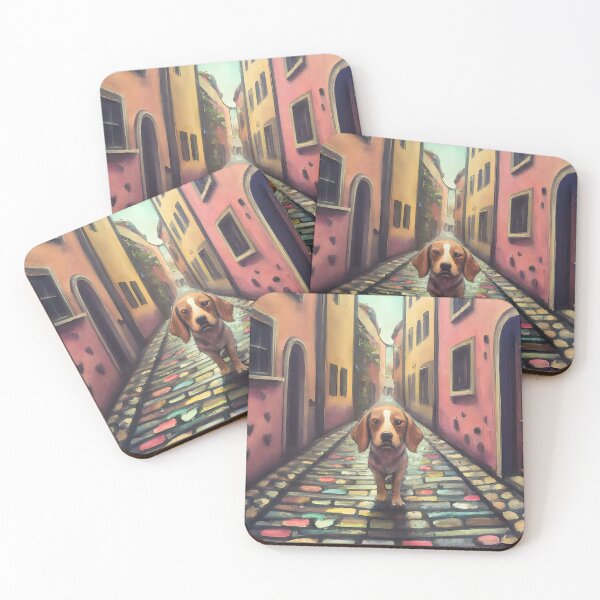 Item preview, Dog Cobblestone Street designed and sold by WANBASTEN.