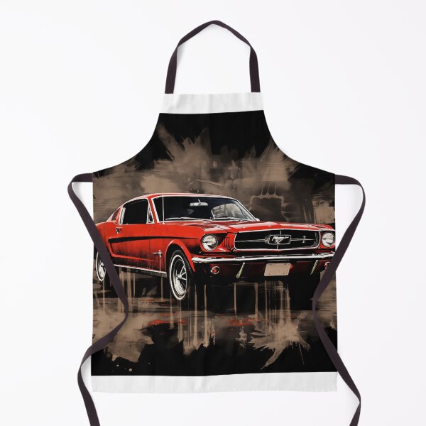 Item preview, 1965 Mustang Classic Car Stencil Art Print designed and sold by StefNomadLife.