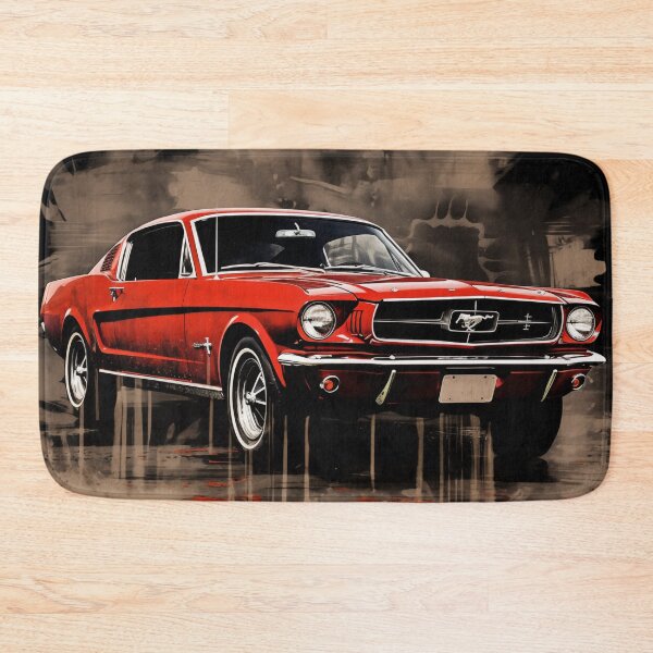 Item preview, 1965 Mustang Classic Car Stencil Art Print designed and sold by StefNomadLife.