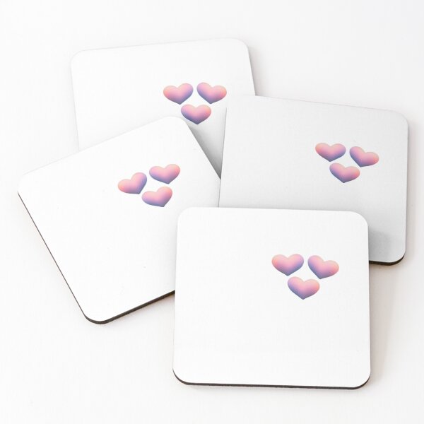 Item preview, Three Pink Heart Aesthetic Funny designed and sold by MatthewViews.