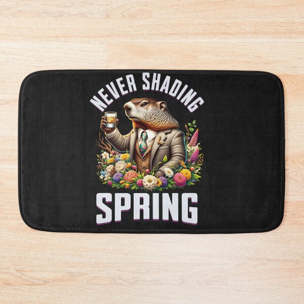 Item preview, Never Shading Spring Groundhog Day Print designed and sold by woormle.