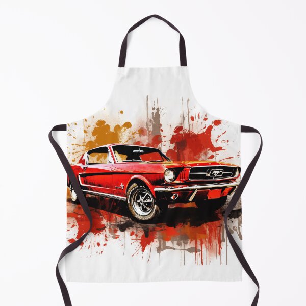 Item preview, 1965 Mustang Classic Car Stencil Art Print designed and sold by StefNomadLife.