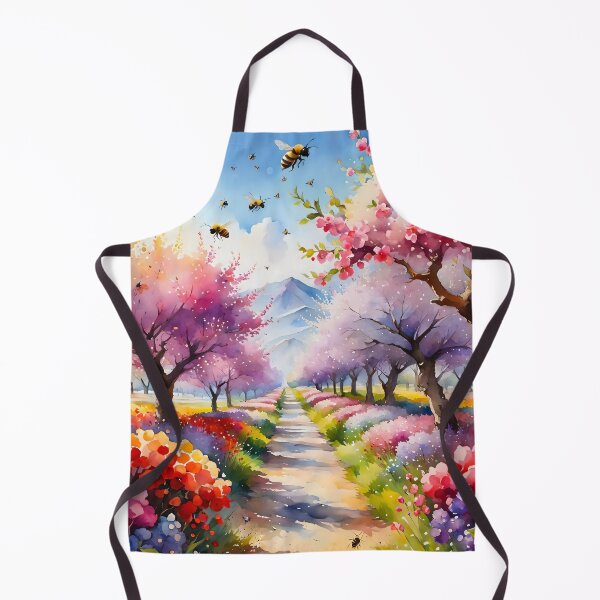 Item preview, An orchard in full bloom, the bees are happy designed and sold by LordFalcon.