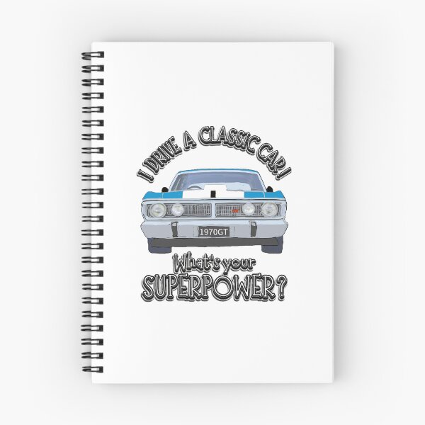 Item preview, Falcon GT Electric Blue - I DRIVE A CLASSIC CAR, whats your SuperPower? designed and sold by Michael van der Hoorn.