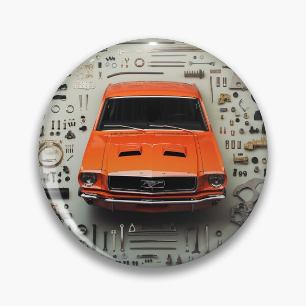 Item preview, 1965 Mustang Classic Car Knolling Craft designed and sold by StefNomadLife.
