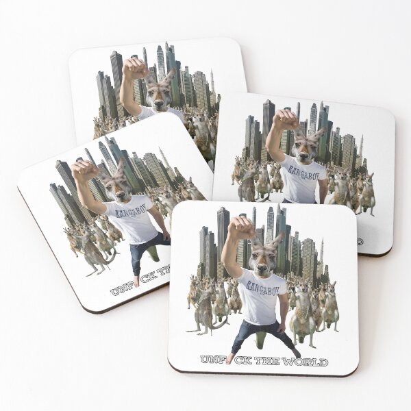 Item preview, KANGABOY Unf*ck the World Kangaroo Army designed and sold by Kangaboy.
