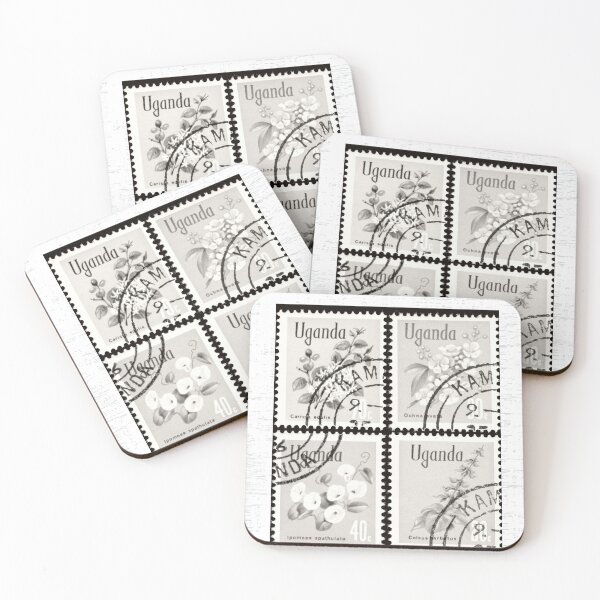 Item preview, Uganda Stamp Vintage Photo Design designed and sold by simplestic.