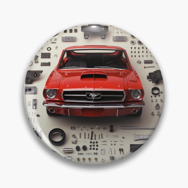 Item preview, 1965 Mustang Classic Car Knolling Craft designed and sold by StefNomadLife.