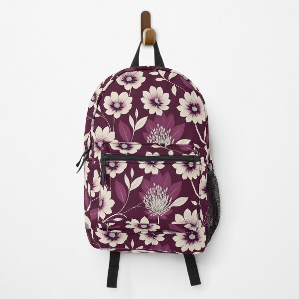 Item preview, Mid Century Modern Botanical Flower Pattern  Berry designed and sold by Prints and Lifestyle.