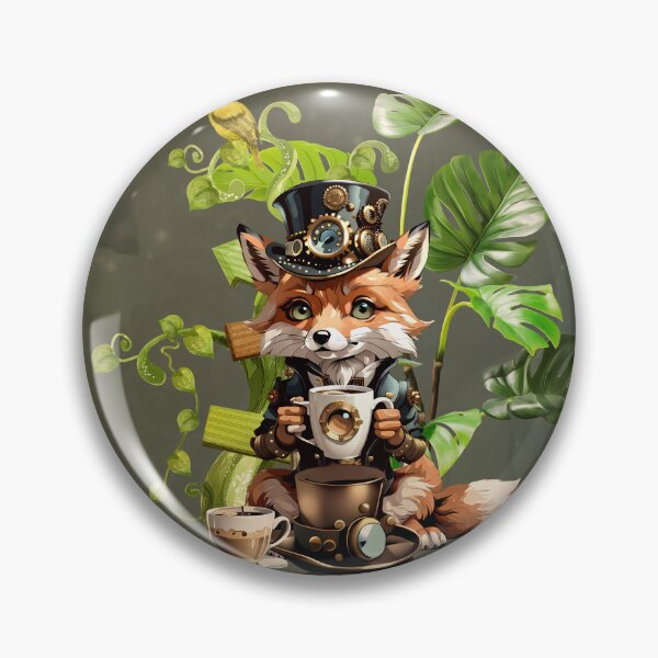 Item preview, Cute little steampunk fox  designed and sold by nicky2342.