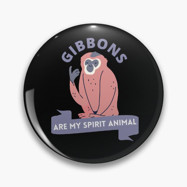 Item preview, Gibbons are my spirit animal designed and sold by GasconyPassion.