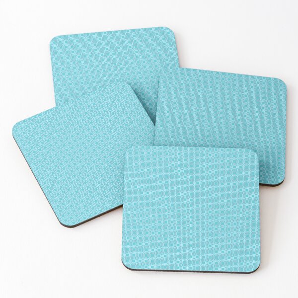 Artikelvorschau, Kopie des geometrischen Musters „Soft Hues Of Pink“ und „Pacific Blue“. entworfen und verkauft von HendAhabib.