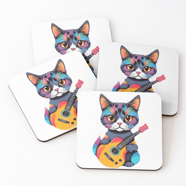 Item preview, Linda guitarra de tortuga gato designed and sold by KorArtStudio.