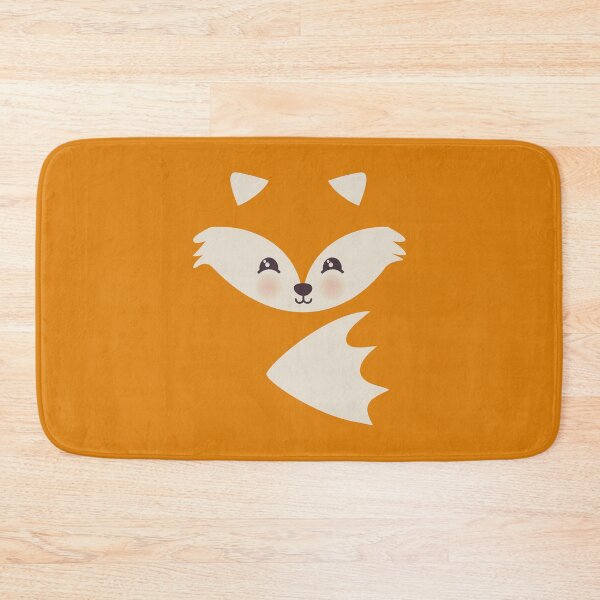 Item preview, Fox on orange background designed and sold by messy-nessie.