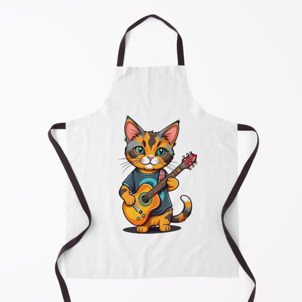 Item preview, Cool cat tortie guitar designed and sold by KorArtStudio.