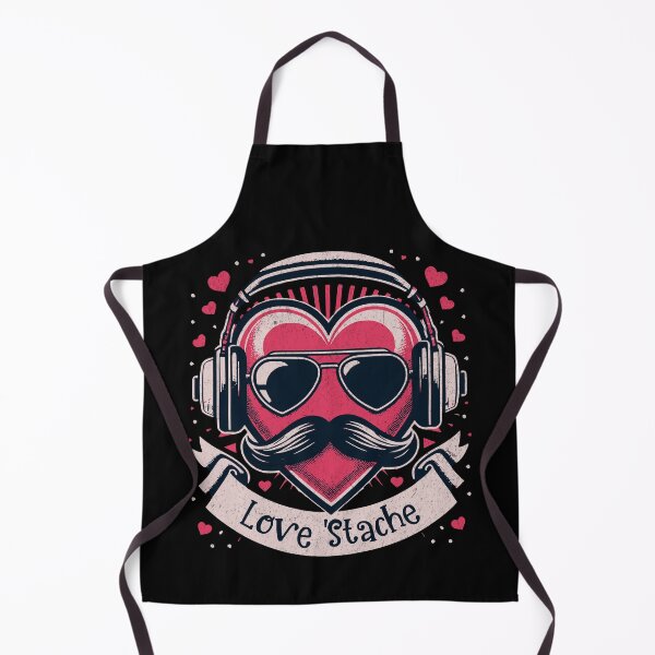 Item preview, Love 'Stache - Funny Moustache Valentine's Day designed and sold by Urban-Alien.
