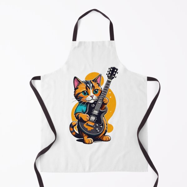 Item preview, Cute cat tortie art guitar designed and sold by KorArtStudio.