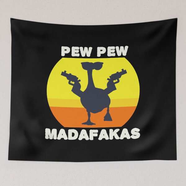 Item preview, Pew Pew Madafakas Geese Crazy Vintage Funny Goose Owners Goose Lovers designed and sold by vibeno1.