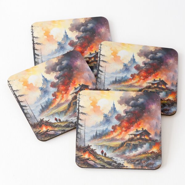 Item preview, A forest fire threatens the kingdom designed and sold by LordFalcon.