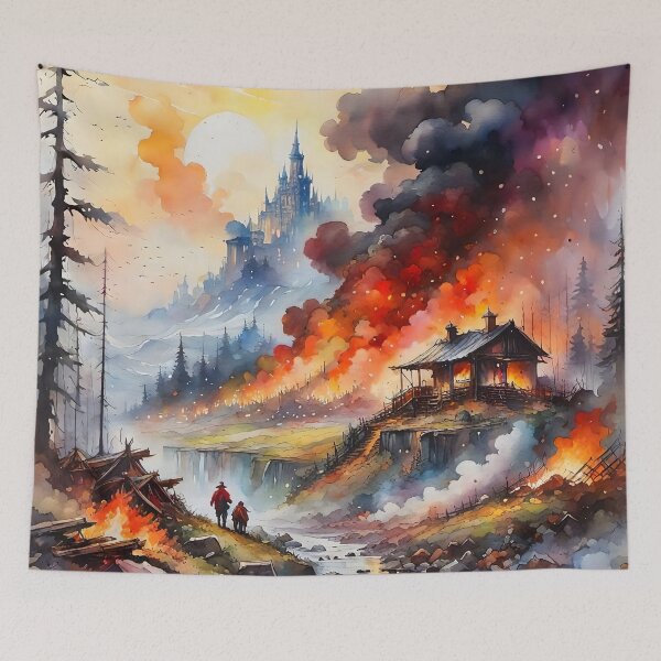 Item preview, A forest fire threatens the kingdom designed and sold by LordFalcon.