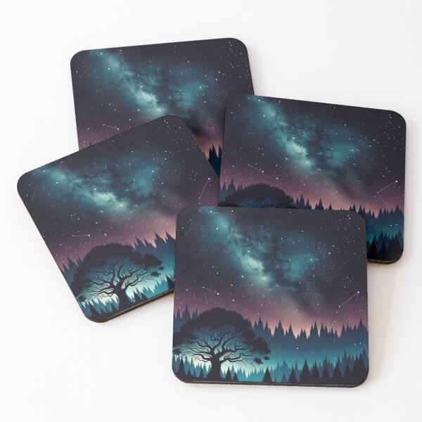 Item preview, Enchanted Night Forest Dreamscape designed and sold by SunkenCost.