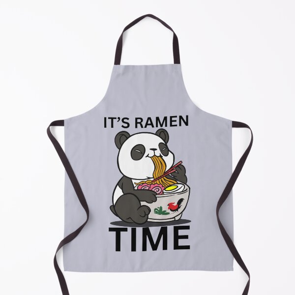 Item preview, Cute Panda Ramen Time - Adorable Noodle Lover Artwork designed and sold by Hill Strom.