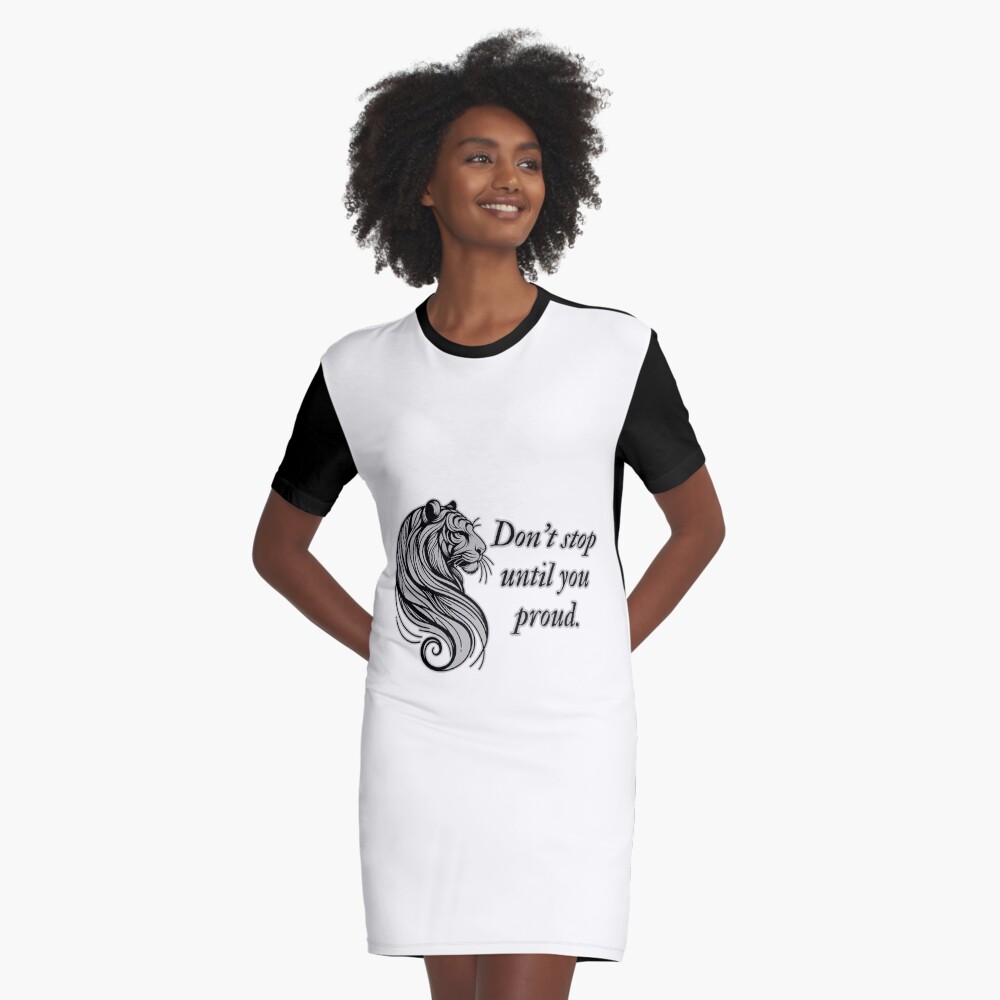 Item preview, Graphic T-Shirt Dress designed and sold by nncreator.
