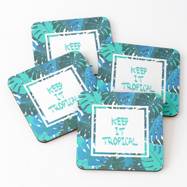 Item preview, Keep it #tropcal No.2 in BLUE designed and sold by Didi Kasa.
