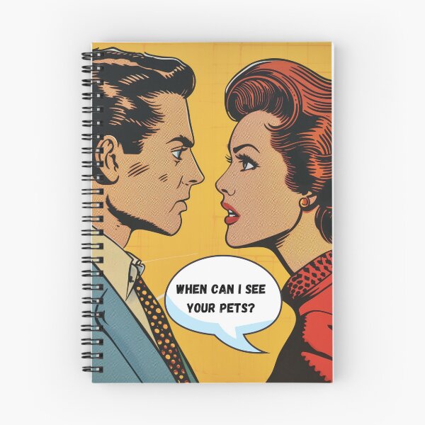 Item preview, When can I see your pets, vintage, comic art, t-shirt, pop art, funny designed and sold by pmakesArt.