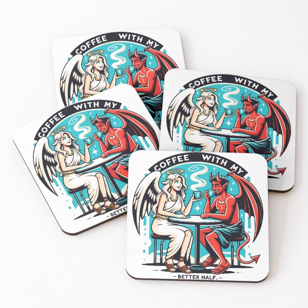 Item preview, Heavenly Brew: Angel and Demon Coffee Date designed and sold by Norgen.