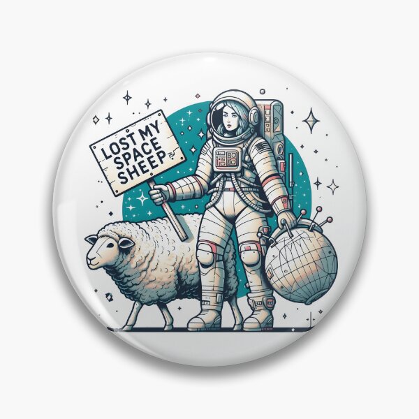 Item preview, Lost My Space Sheep designed and sold by Dungeon-Depot.