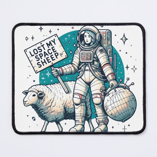Item preview, Lost My Space Sheep designed and sold by Dungeon-Depot.