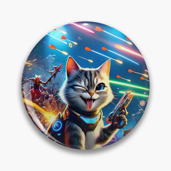 Item preview, Kitty Laser Tag Battle Royale Deluxe designed and sold by ai-depot.