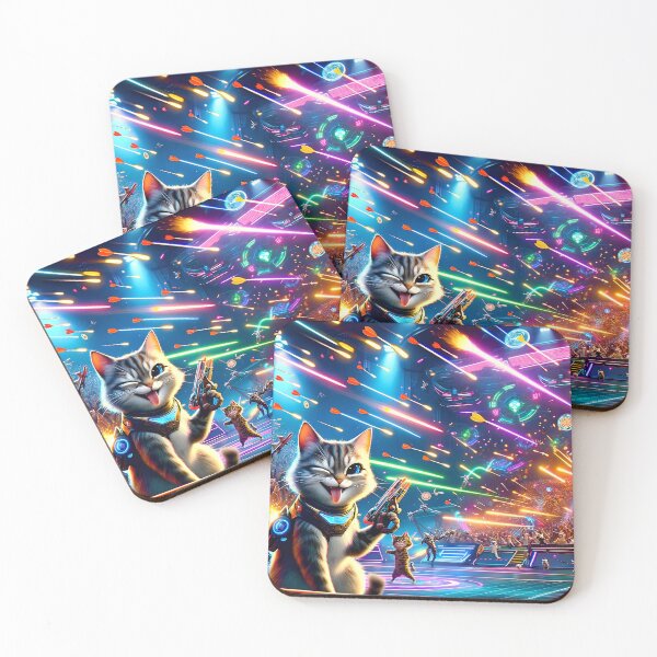 Item preview, Kitty Laser Tag Battle Royale Deluxe designed and sold by ai-depot.