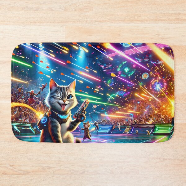 Item preview, Kitty Laser Tag Battle Royale Deluxe designed and sold by ai-depot.