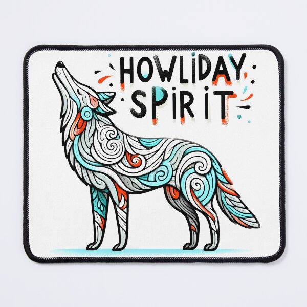 Item preview, Whimsical Wolf: Howliday Spirit designed and sold by Dungeon-Depot.