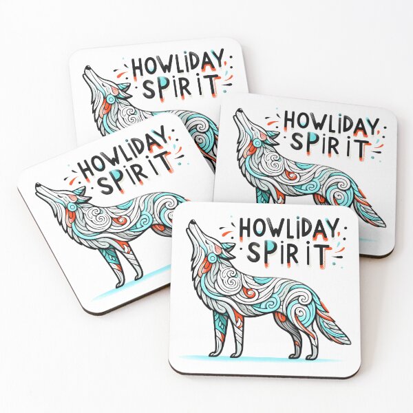 Item preview, Whimsical Wolf: Howliday Spirit designed and sold by Dungeon-Depot.