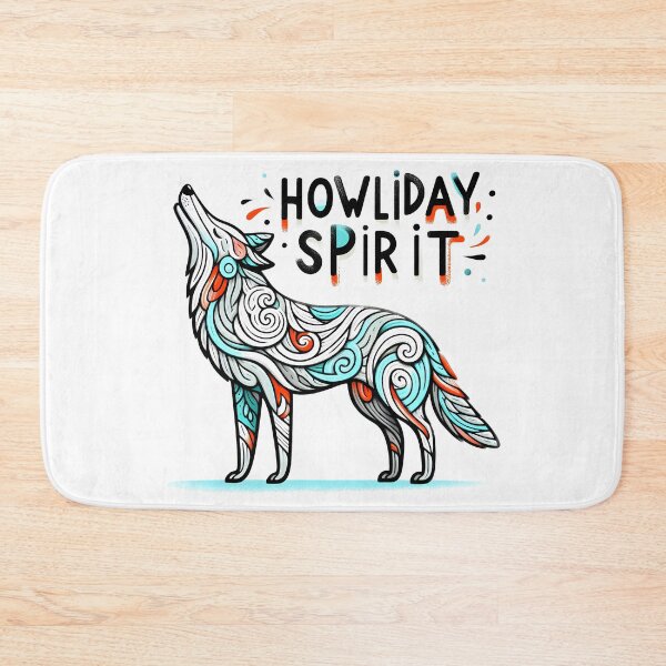 Item preview, Whimsical Wolf: Howliday Spirit designed and sold by Dungeon-Depot.