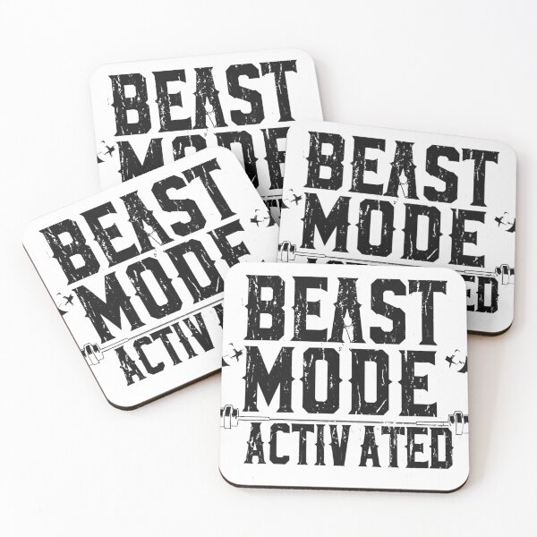 Item preview, Epic Gym Motivation Design - Beast Mode Activated designed and sold by LivingItFunky.