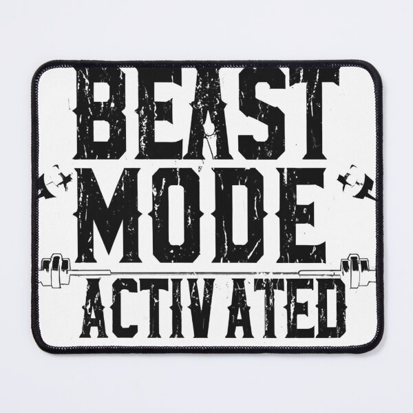Item preview, Epic Gym Motivation Design - Beast Mode Activated designed and sold by LivingItFunky.