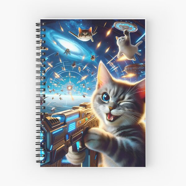 Item preview, Kitty Commando - Space Avenger designed and sold by ai-depot.